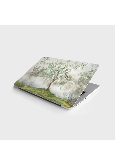 Laptop Sticker Bilgisayar Notebook Pc Kaplama Etiketi Ağaç Kuşlar