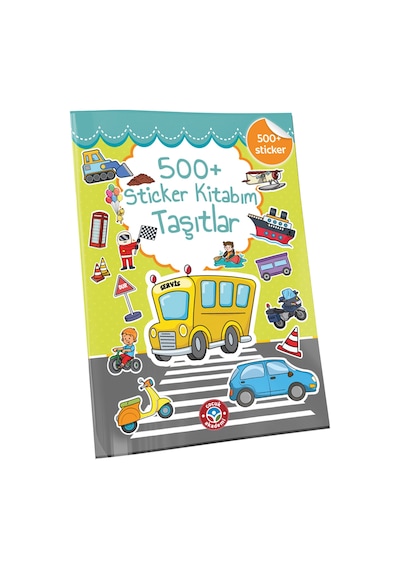500  Sticker Kitabım Taşıtlar