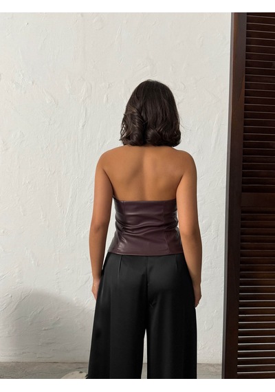 Verymoda Sunideri Fermuarlı Yelek Vmf2036 Bordo