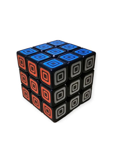 Profesyonel 3x3 Hızlı Zeka Küpü - Özel Dokulu Siyah Speed Cube - Akıl Ve Mantık Oyunu