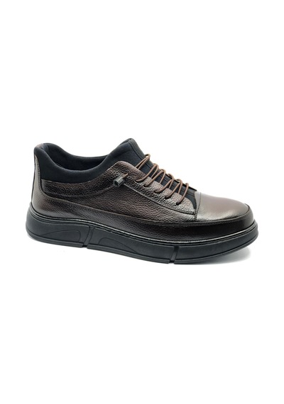 Dropland 9028 Hakiki Deri Erkek Casual Ayakkabı Kahverengi