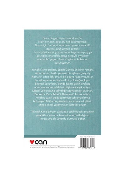 Yalnızlık Kime Benzer - Semih Gümüş -  Can Yayınları