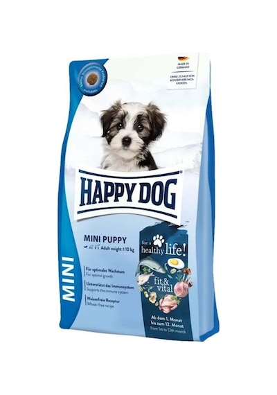 Happy Dog Fit Vital Glutensiz Küçük Irk Yavru Köpek Maması 4 Kg