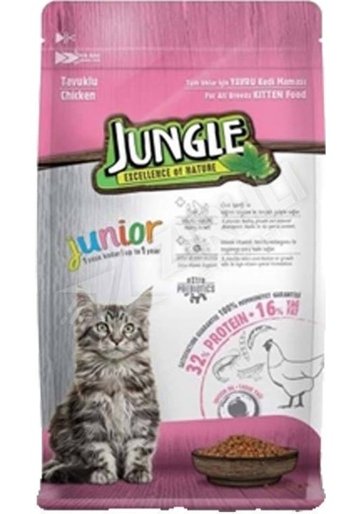 Jungle Tavuklu Yavru Kedi Maması 1,5 Kg