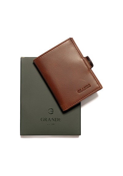 Crazy Kahve Cüzdan & Kartlık Unisex 781 Grande Deri Cüzdan Kartlık kahverengi