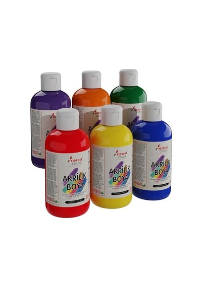 Ara Renkler Akrilik Boya 6&apos Lı Set 6x250 Gr