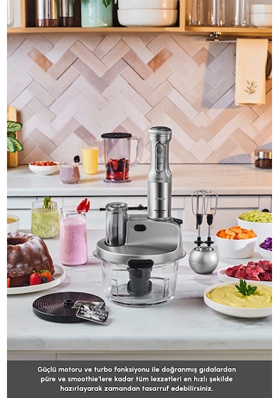 Karaca  Mastermaid Prosteel Uzun Blender Ayaklı 6 Bıçaklı 2500 W Cam Mutfak Robotu