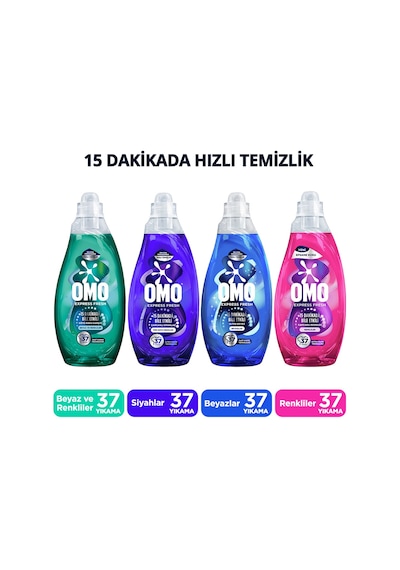 Omo Express Fresh 1480 Ml Siyahlar X1 Capcanlı Renkler X1 Beyaz Ve Renkliler X1 Renkli Ve Siyahlar X1 Diğer