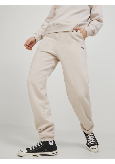 Jack & Jones Kadın Logolu Sweat Pantolon - Abbie Moonbeam Çok Renkli
