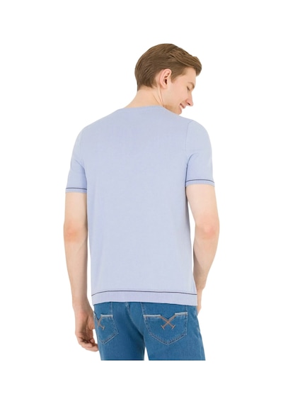 U.S. Polo Assn. Erkek Triko T-shirt Mavi