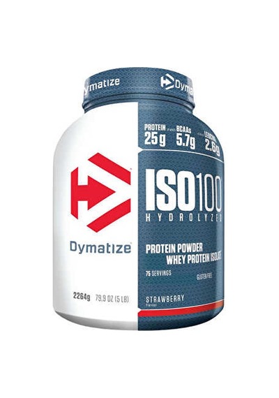 Dymatize Iso 100 Hydrolyzed Whey Protein Tozu 2264 Gr - Çilek çilek