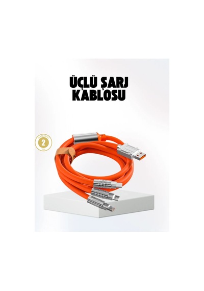 Hızlı Şarj Uyumlu Şarj Kablosu Esnek Yapı, Güçlü Bağlantı, Yüksek Standart