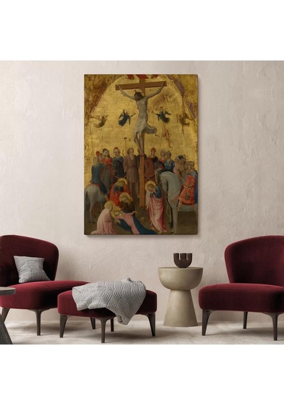 Fra Angelico Çarmıha Geriliş Tablosu, Çaucifixion Jesus Christ -6396