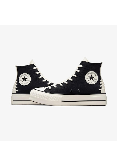 Converse Chuck Taylor All Star Crafted Laces Lift Platform Kadın Günlük Spor Ayakkabı C-cona12552b10001 Siyah