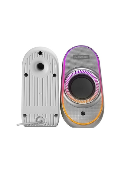 Rampage Rms-x3 2.0 6w Bluetooth Beyaz Multimedia Rgb Işıklı Gaming Usb Speaker