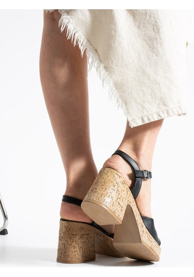 Dabab Shoes Loreva Kadın Siyah Platform Taban 9 Cm Kalın Topuklu Bilekten Bantlı Sandalet Dabab Shoes Loreva Kadın Siyah Platform Taban 9 Cm Kalın Topuklu Bilekten Bantlı Sandalet