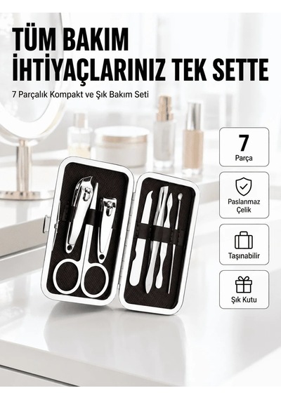 Ers Seyahat İçin Uygun Çok Amaçlı Kişisel Bakım Seti