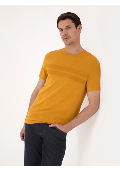 Cacharel Hardal Slim Fit Kazak Sarı