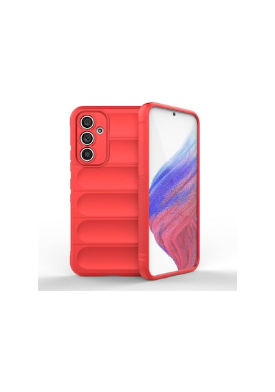 Samsung Galaxy Uyumlu A54 Kılıf Esnek Tpu Oyuklu Arka Yüzey Tasarımlı Etnik Silikon Kapak