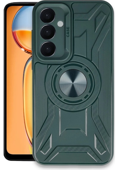 Cosmotex Newface Samsung Galaxy Uyumlu  A35 5g Kılıf Lincoln Silikon - Koyu Yeşil