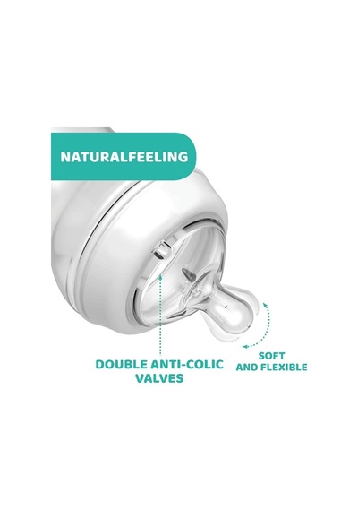 Naturalfeeling Akış Ayarlı Biberon Emziği 4 Ay+, 2'li