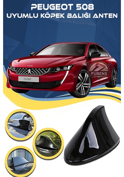 Peugeot 508 Uyumlu Oto Balık Sırtı Anten Elektrikli Köpekbalığı Balina Tavan Anteni