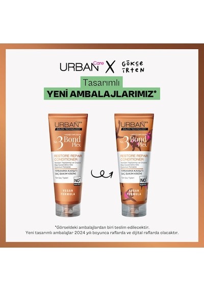 Urban Care Honey Infusion Bond Plex Yıpranma Karşıtı Saç Bakım Kremi 250 Ml