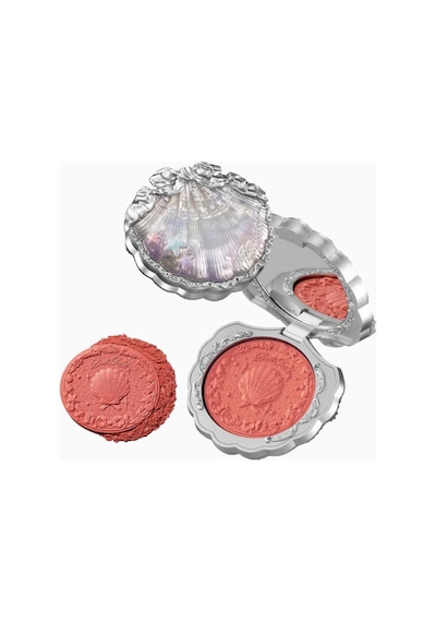 Flower Knows Shell S Jewel Silk Satin Blush Berry Milk Allık Allıklar 01 Sunkissed Coral