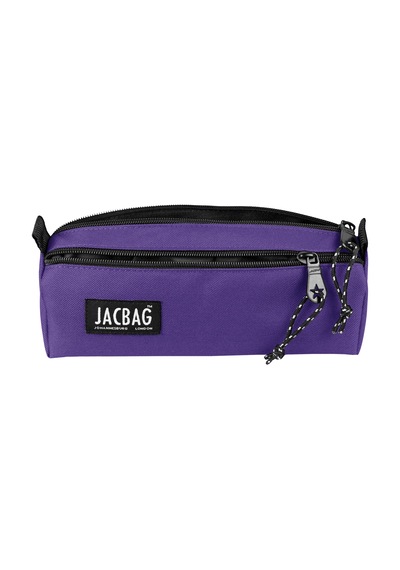 Jacbag Dual Prıme-çift Bölmeli Üçgen Tip Kalem Kutusu Dual Prime-mor renkli