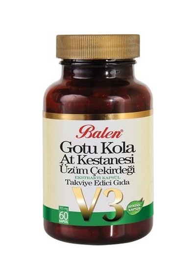 Balen Gotu Kola At Kestanesi Üzüm Çekirdeği Kapsülü