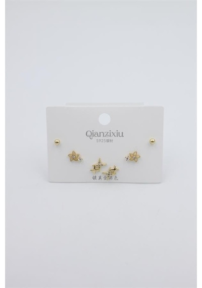 Çoklu Set Küpe - Altın 6439996 52326363