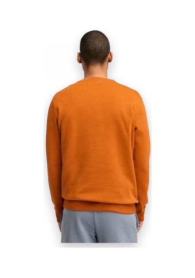 Timberland Tb0a5ujy Linear Logo Crew Neck Sweat Turuncu Erkek Sweatshirt