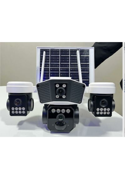 O-kam-9090 4g Solar 6mp Ptz Dual Lens Ip Kamera