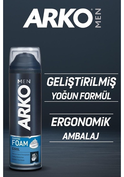 Serinletici Erkek Bakım Tıraş Köpüğü Cool 4x200ml