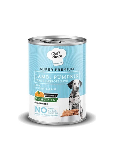 Pumpkin Pate Puppy Kuzulu Balkabaklı Tahılsız Yavru Köpek Konservesi 400 Gr
