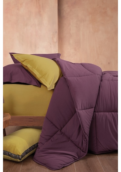 Yataş Bedding Mix&Match Penny Çift Kişilik Yorgan - Mürdüm