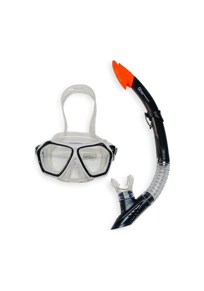 Red Camlı Premium Dalış Maskesi Ve Snorkel Yetişkin - Siyah - 1 Adet Çok Renkli
