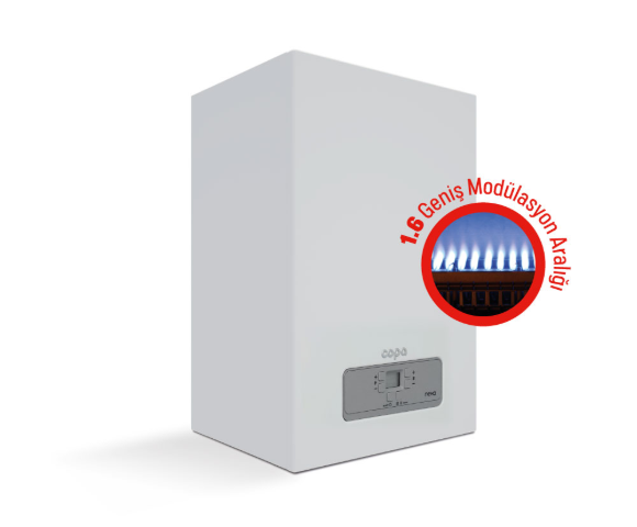 Copa Nexa 24 Kw 20.000 Kcal/h Yoğuşmalı Hermetik Kombi