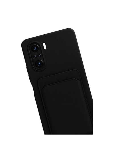 Newface Xiaomi Mi 11i Kılıf Kelvin Kartvizitli Silikon - Siyah Diğer