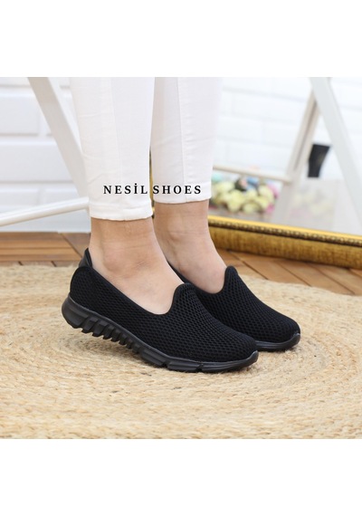 Nesilshoes Nesil Shoes Dvm 901 Siyah Anatomik Esnek Kadın Yürüyüş Ayakkabısı