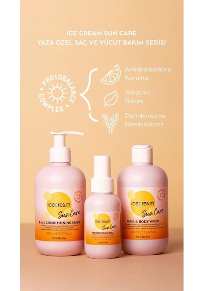 Inebrya Sun Care Conditioning Güneş Sonrası Onarıcı ve Nemlendirici Saç Maskesi 300 ML