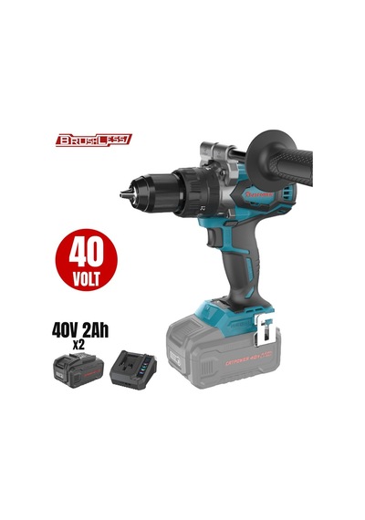 Kömürsüz Akülü Darbeli Vidalama Li-ion 40v 150nm - K-catpower4411set-2ah