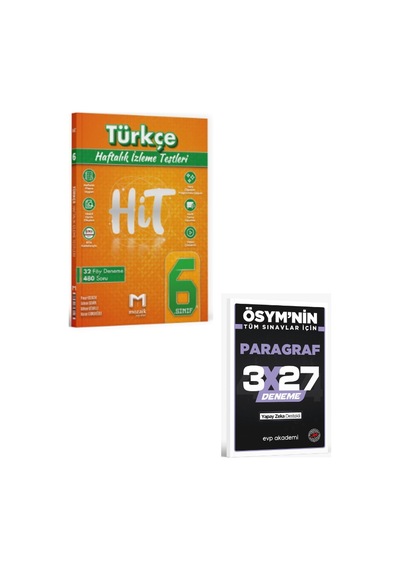 Mozaik 2027 6. Sınıf Türkçe Hit 32 Deneme+ Evp Akademi Paragraf