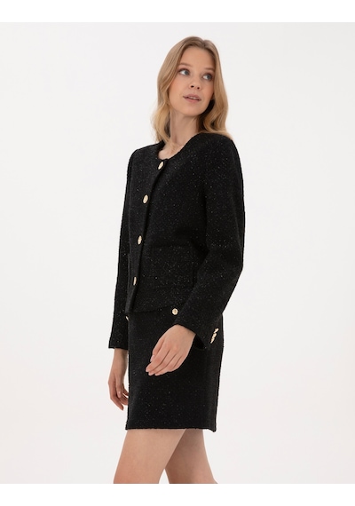 Pierre Cardin Kadın Siyah Ceket 50319417-vr046