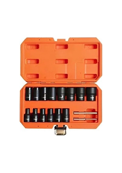 16 Pc 1/2" Twist Lokma Seti 8-27mm