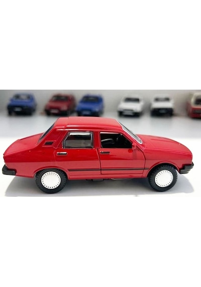Toros Çek Bırak Metal Araba 13 Cm Sesli Işıklı Kırmızı