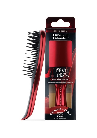 The Devil Wears Prada Ultimate Detangler Kırmızı Chrome Saç Fırçası Tarak Mini Boy