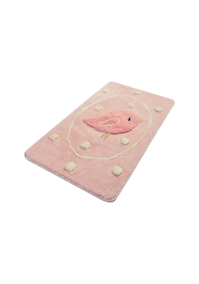 Bırdıe Pembe 60x100 Cm Banyo Paspası Renkli