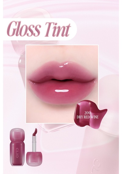 Pigmentli, Parlak Bitişli Dolgunlaştırıcı Lip Gloss Clıo Volumate Gloss 209 Dry Red Wine