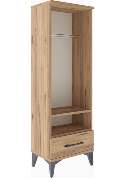 Arges Dolap 2 Raflı Tek Çekmeceli Tek Askılı 44x30x134 Çam-çam Atlas Çam Arges Dolap 2 Raflı Tek Çekmeceli Tek Askılı 44x30x134 Çam-çam Atlas Çam
